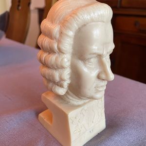 Vintage A. Santini Italian Sculpture of "Bach" - Made in Italy